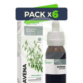 Pack 6x Extracto De Avena Formula Xxi 50Ml. Soria Natural