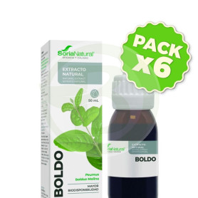 Pack 6x Extracto De Boldo XXI 50Ml. Soria Natural