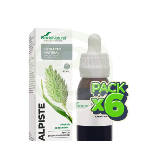 Pack 6x Extracto De Alpiste XXI 50Ml. Soria Natural