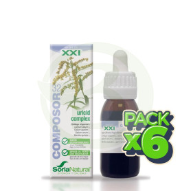 Pack 6x Composor 32 Uricid Complex 50Ml. Soria Natural