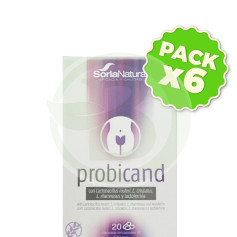 Pack de 6 capsules Probicand 20 capsules Soria Natural