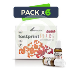 Pack 6x Fost Print Plus 20 Ampoules Soria Natural