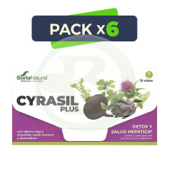 Pack 6x Cyrasil 15 Ampoules Soria Natural