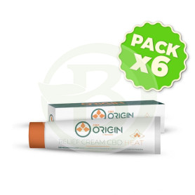 Pack 6x Relief Cream Cbd Heat 60Ml. Naturasor