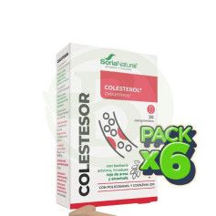 Pack de 6 comprimés Cholestesor 30 comprimés Soria Natural