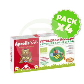 Pack 4x Aprolis Kids Vitalidad-Defensa BIO 10 Ampollas Intersa
