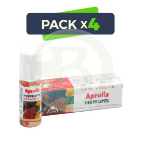 Pack 4x Aprolis Herpropol Roll-on Intersa