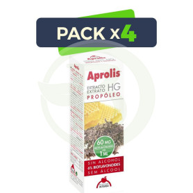 Pack 4x Aprolis Extracto HG 50Ml. Intersa