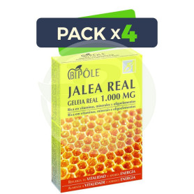 Pack 4x Jalea Real 1.000Mg. 30 Perlas Intersa