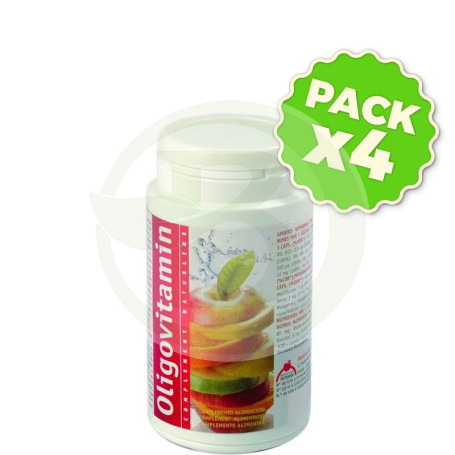 Pack 4x Oligovitamin 60 Cápsulas Intersa