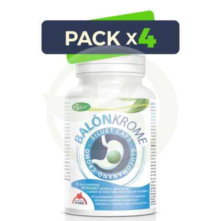 Pack 4x Balonkrome 120 Cápsulas Intersa