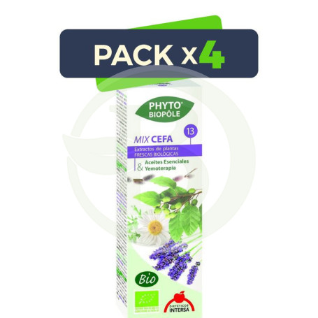 Pack 4x Phyto-Biopole 13 Mix-Cefa Bio 50Ml. Intersa