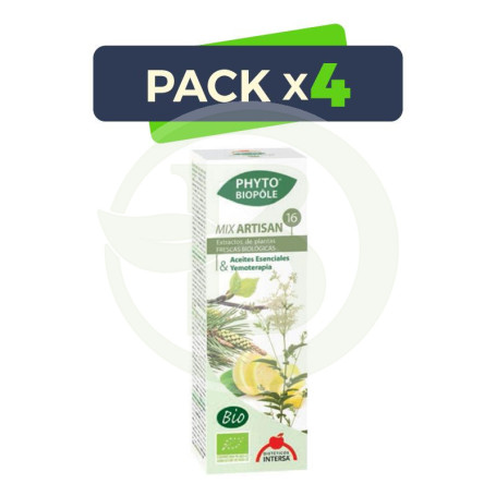 Pack 4x Phyto-Biopole N16 Mix-Artisan Bio 50Ml. Intersa