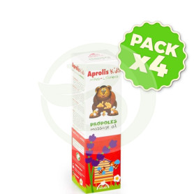 Pack 4x Aprolis Kids Aceite De Masaje Propolis 10Ml. Intersa
