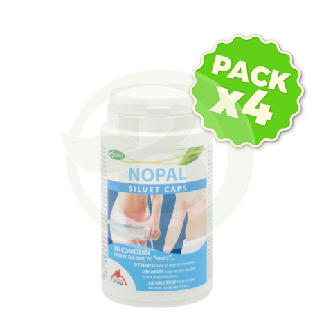 Pack 4x Bisiluet Nopal 80 Cápsulas Intersa