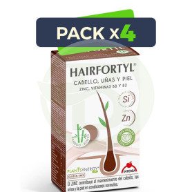 Pack 4x Hairfortyl 60 Cápsulas Intersa