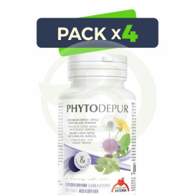 Pack 4x Phytodepur 60 Cápsulas Intersa