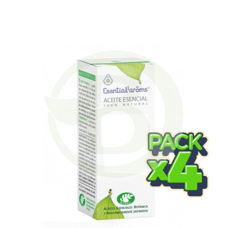 Pack 4x Aceite Esencial Abedul 10Ml. Esential Aroms