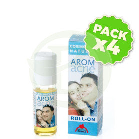 Pack 4x ACN Purificante Roll-On de Árbol de Té 5Ml. Esential Aroms