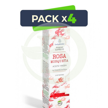 Pack 4x Aceite Virgen de Rosa Mosqueta 50Ml. Esential Aroms