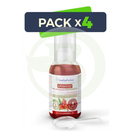 Pack 4x Lycorose Rosa Mosqueta 50Ml. Esential Aroms