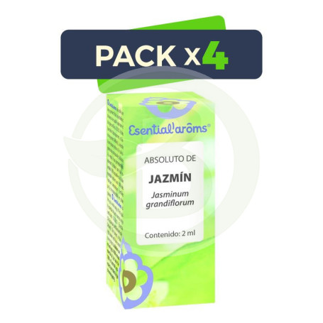 Pack 4x Absoluto de Jazmín 2Ml. Esential Aroms
