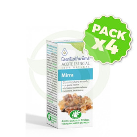 Pack 4x Aceite Esencial De Mirra 5Ml. Esential Aroms