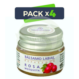Pack 4x Bálsamo Labial de Rosa Mosqueta 5Gr. Esential Aroms