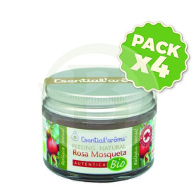 Pack 4x Peeling de Rosa Mosqueta 15Gr. Esential Aroms
