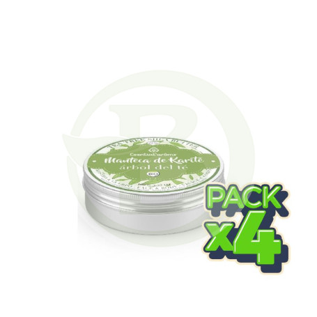 Pack 4x Manteca de Karité con Árbol de Té 100Gr. Esential Aroms