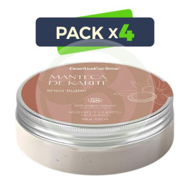 Pack 4x Manteca De Karité Bio 150Gr. Esential Aroms