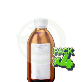 Pack 4x Aceite Vegetal De Nuez De Coco Bio 500Ml. Esential Aroms
