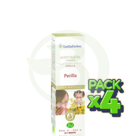 Pack 4x Aceite Vegetal De Perilla Bio 500Ml. Esential Aroms
