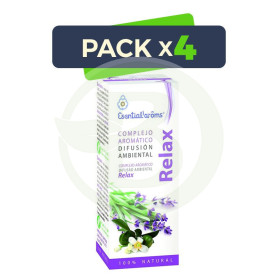Pack 4x Difusor Relajante 100Ml. Esential Aroms