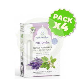 Pack 4x Phyto Relax 2 Sticks Inhaladores 5Ml. Esential Aroms