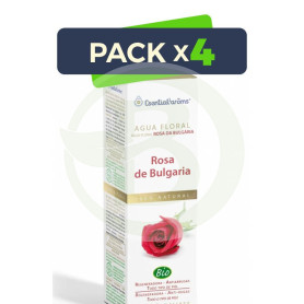 Pack 4x Hidrolato Agua Floral Rosa De Bulgaria Bio 1Lt. Esential Aroms