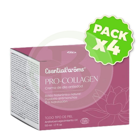 Pack 4x Crema De Día Antiedad Pro-Collagen 50Ml Esential Aroms