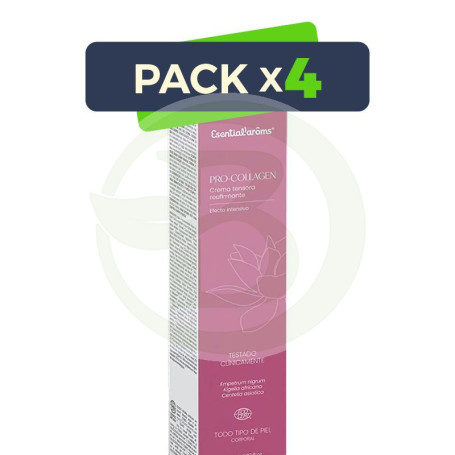 Pack 4x Crema Tensora Corporal Pro-Collagen 150Ml Esential Aroms