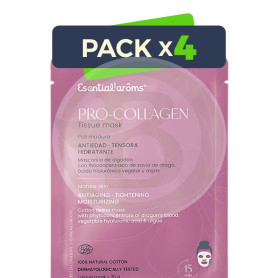 Pack 4x Tissue Mask Antiedad Pro-Collagen 12 Unidades Esential Aroms