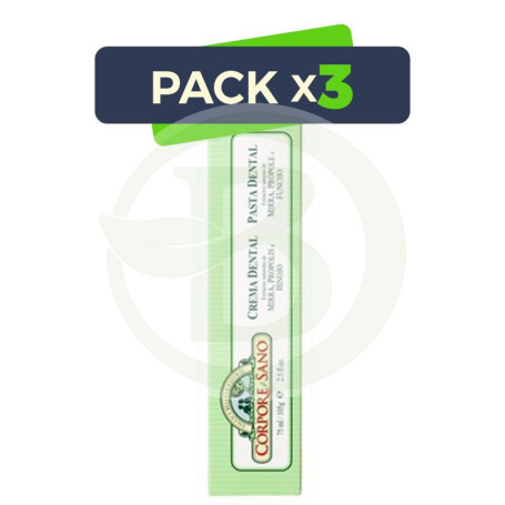 Pack 3x Dentífrico de Mirra y Propoleo 75Ml. Corpore Sano