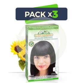 Pack 3x Tinte 1 Negro 140Ml. Corpore Sano
