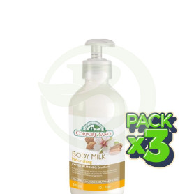 Pack 3x Body Milk Almendras 300Ml. Corpore Sano