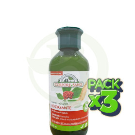 Pack 3x Champú Reforzante 300Ml. Corpore Sano
