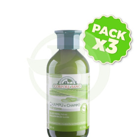 Pack 3x Champú Hidratante 300Ml. Corpore Sano