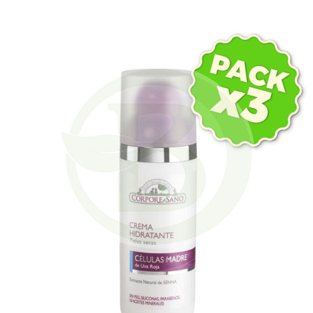 Pack 3x Crema Hidratante Pieles Secas CMV 50Ml. Corpore Sano