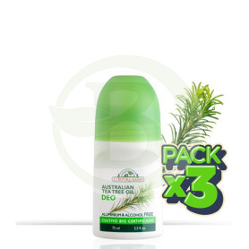 Pack 3x Desodorante Árbol de Té 75Ml. Corpore Sano