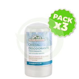 Pack 3x Desodorante Mineral 80Gr. Corpore Sano