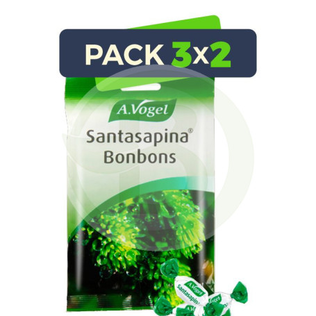 Pack 3x2 Caramelos Santasapina Bonbons 100Gr. Bioforce