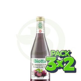 Pack 3x2 Biotta Jugo de Remolacha Vogel 500Ml.