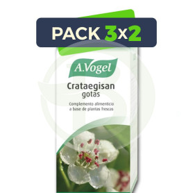 Pack 3x2 Crataegisan Gotas Vogel 100Ml.